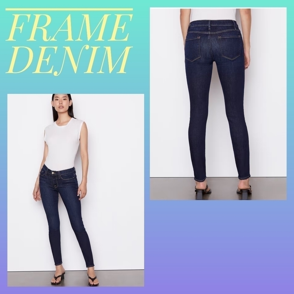 FRAME DENIM LE SKINNY DE JEANNE IN QUEENSWAY•27